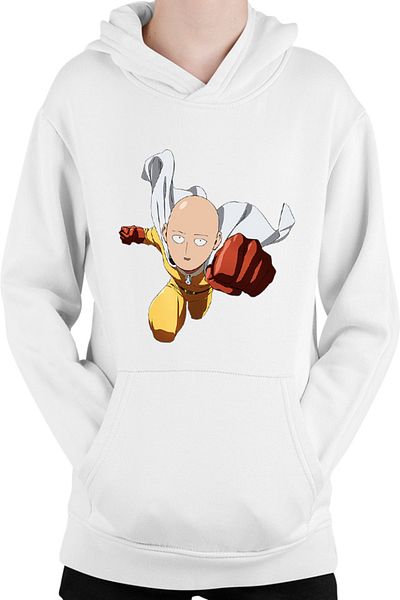 OEM Kids Hoodie One-Punch Man Fly Costume Exercises Music