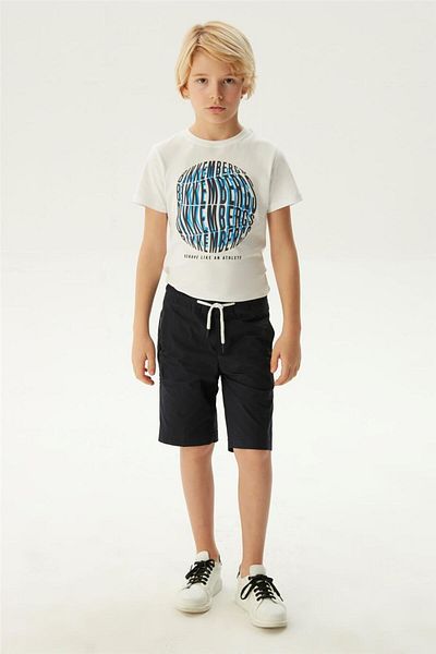 Bikkembergs Boy Navy Blue Shorts