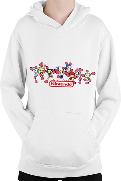 OEM Bomberman All Team Console Game Kids Hoodie