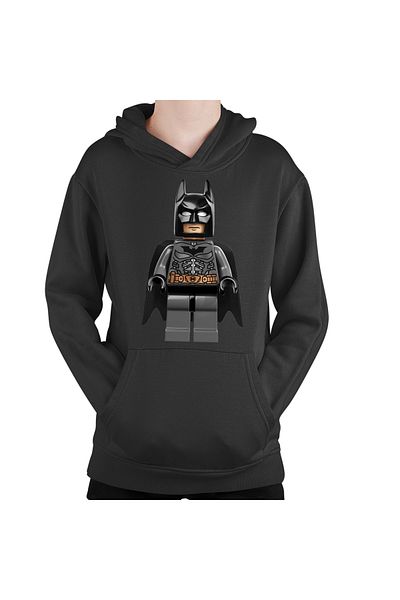 OEM Batman Minifig Super Heroes Movie Kids Hoodie