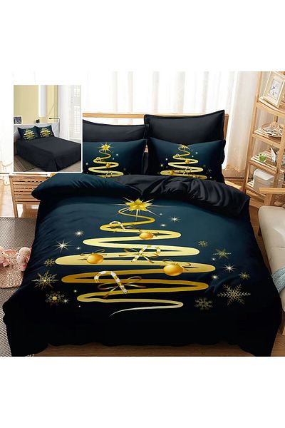 Pucioasa Finet 3D Bed Linen 6 Pieces Christmas F-Xmas54