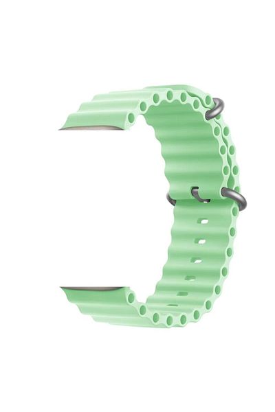 D&K WONDER D&K Ocean silicone strap, for Apple Watch Ultra/8/7/6/5/4/3, Display 49/45/44/42 mm, Pistachio