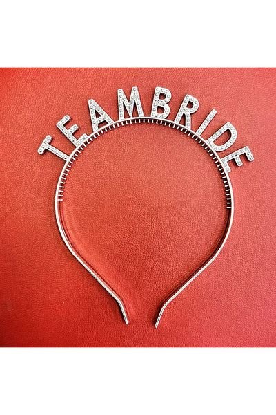 CONAHOME Silver Color Team Bride Crown Plastic – Bride and Bridesmaid Crown