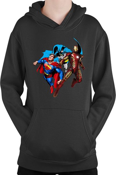 OEM Children's sweatshirt Ironman Technology Batman Superman DC Superhero