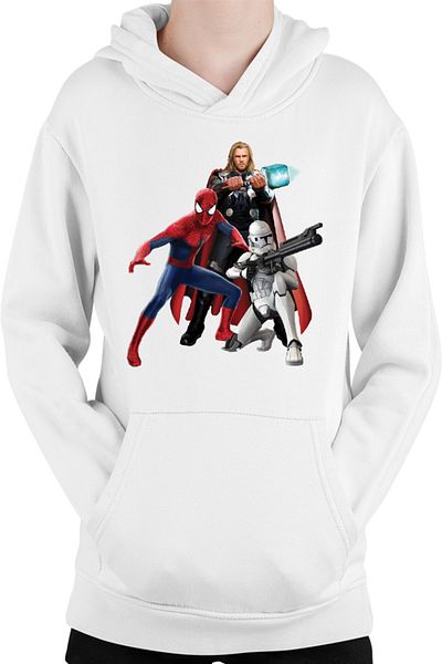 OEM Hanorac copii Star Wars Spiderman Thor Marvel Clone Trooper