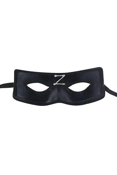 CONAHOME Zorro Mask Printed with Z on the Back Elastic