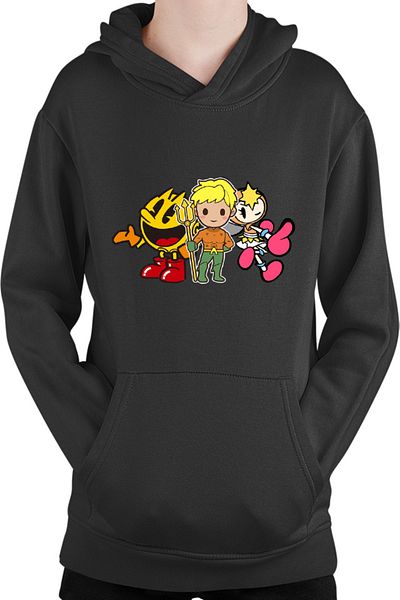 OEM Hanorac copii Aquaman Pac Man Bubble Bomberman Lady Action