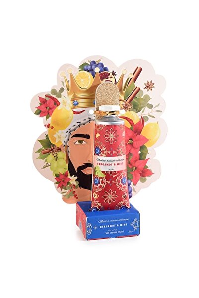 OEM Set „Gusto Mediterraneo” cu pilă de unghii și cremă de mâini cu bergamotă și mentă 30 ml