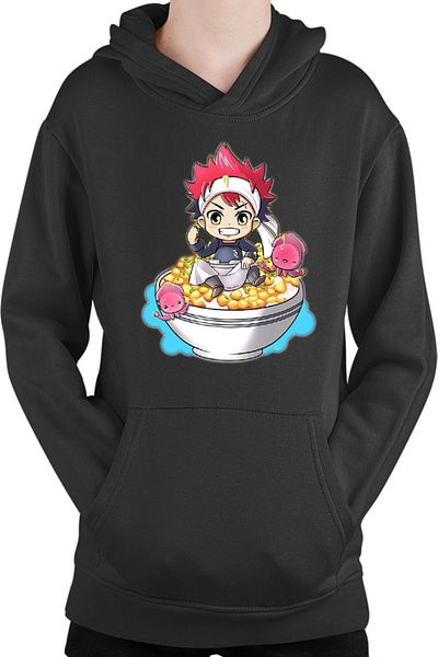 OEM Hanorac copii Food Wars Chibi Souma Rice Bow Anime Kage