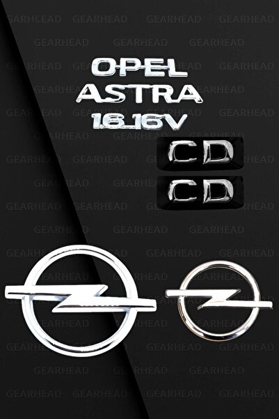 LYLLIA Opel Astra G 1.6 16V Bagaj Yazısı CD Kapı Yazısı Ön & Arka Arma Logo –...