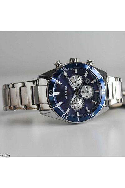 Chaperone Ch002462 Men's Wrist Watch with Steel Band