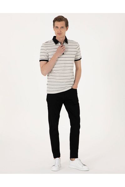 Pierre Cardin Μαύρο Slim Fit Jean Παντελόνι