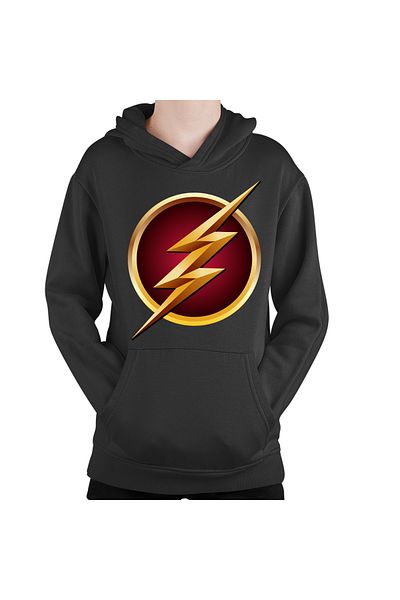 OEM Hanorac copii The Flash Logo Superhero Comics Fast Go