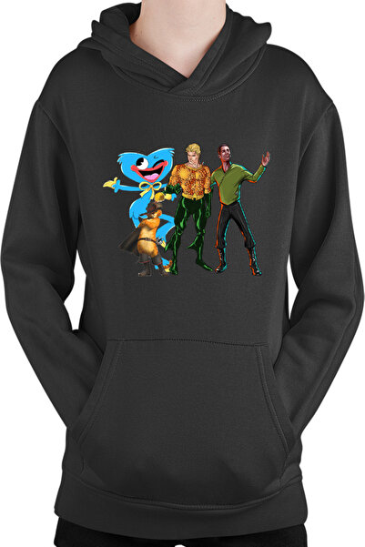 OEM Παιδική μπλούζα Aquaman Huggy Wuggy Ο Γάτος με τις Μπότες Shrek Star Trek...