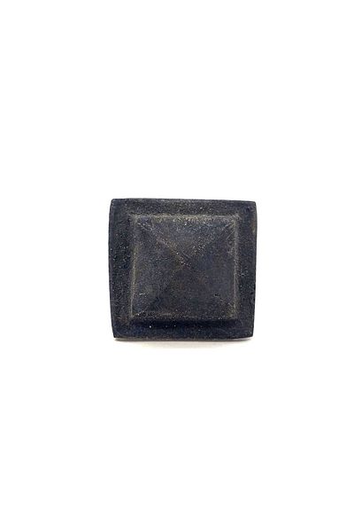 CONAHOME Antique Style Decorative Brass Flanged Pyramid Cabaret - 29 mm, Oxide