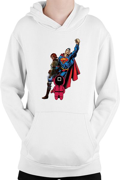OEM Children's hoodie Squid Game Superman Witcher Triss Superpowers