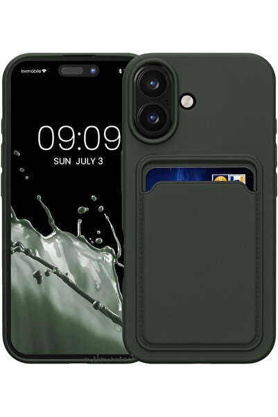 m.tk moveteck iPhone 16 Kılıf Kamera Korumalı Kartlıklı Cüzdanlı Yumuşak Renk...