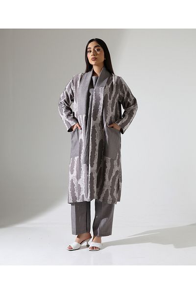 Fi'l Arz Fashion Viscose Linen Double Pocket Suit