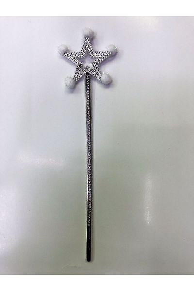 CONAHOME Star Fairy Wand Magic Wand with White Pompom