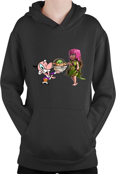 OEM Hanorac copii Clash of Clans Powerpuff Girls Mayor Star Wars Baby Yoda