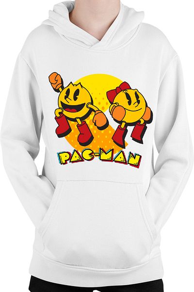 OEM Hanorac copii Pac Man Woman Logo Eat Game