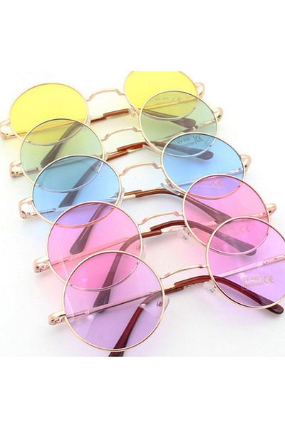 CONAHOME Hippie Lennon Party Glasses 2Pcs