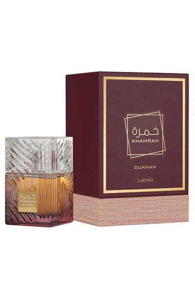 lattafa Khamrah Dukhan, Apa de parfum unisex, 100 ml