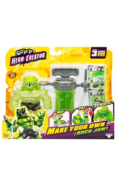 Moose Toys Heroes of Goo Jit Zu Hero Creator Make Your Own - Rock Jaw