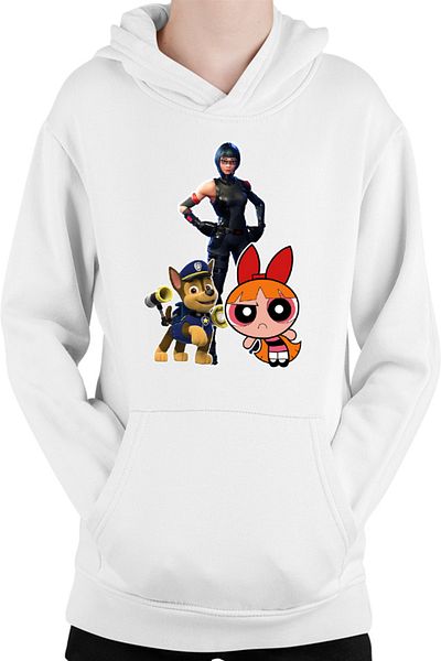 OEM Kids Hoodie Fortnite Panther Cat Costume Skin Powerpuff Girls