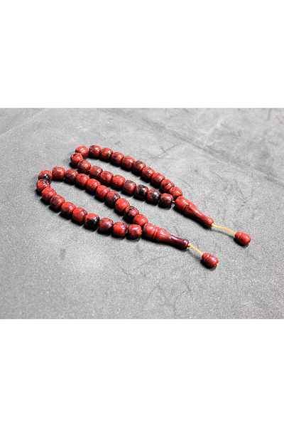 Lio20 Efe Model Acrylic Monomer 2-Piece Mascot Slapboard Prayer Beads |   Gift Accessory |   Mahogany Red