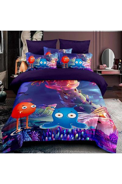 Pucioasa Finet 3D Single Bed Linen (F1P66)