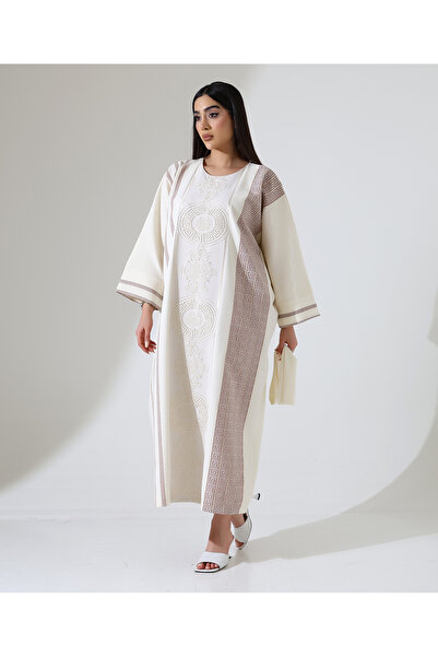 Fi'l Arz Fashion Tie Waist Long Dress