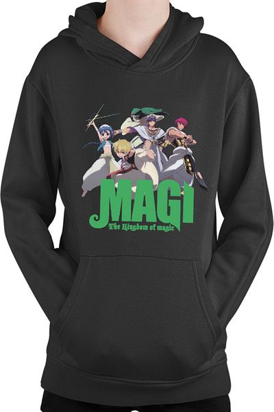 OEM Children's hoodie Magi The Labyrinth of Magic Team Alladin Alibaba Sinbad Magic Anime