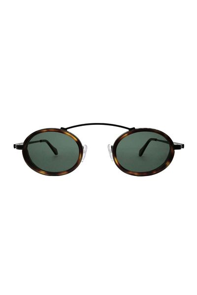 FRANCO VITAL Fv Isis Blk Green Unisex Sunglasses Black