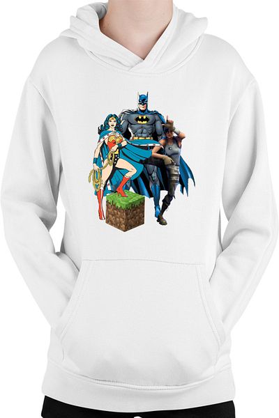 OEM Hanorac copii Wonder Woman Minecraft Grass Cube Batman Fortnite Dance