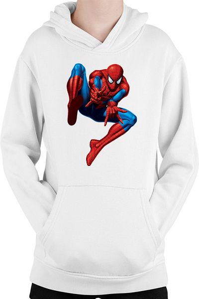 OEM Spiderman Web Push Supervillains Alien Bite Hero Kids Hoodie