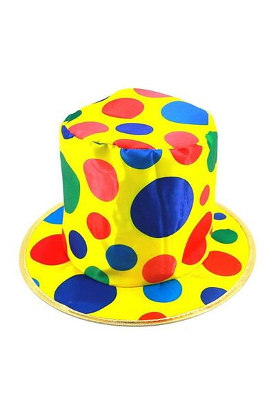 CONAHOME Clown Hat Colorful Polka Dot 19 cm