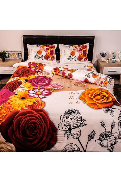 Pucioasa 3D Digital Print Bed Linen (Epistle)