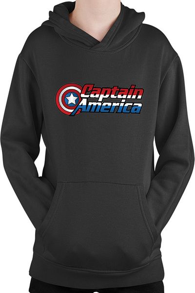 OEM Children's hoodie Captain America Logo Marvel Super Powers Hero Kids