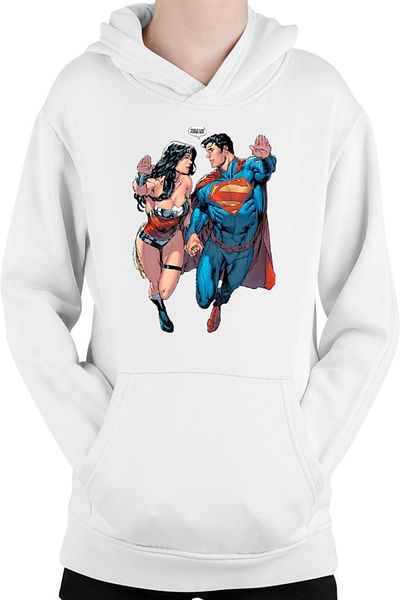 OEM Kids' sweatshirt Wonder Woman Superman Lovers Superpowers American Heroes