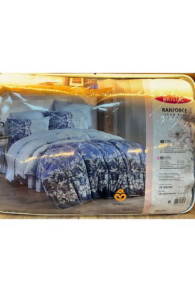 ÇEYİZCİ ÇARŞI ARADIĞIN HERŞEY TEK TIKLA Crystal Sleeping Set Double – Quilt + Pique + Pillow Set + Quilt Protection