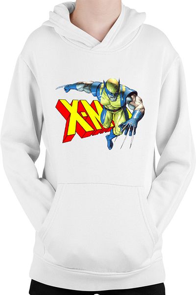 OEM Kids Hoodie Wolverine X-Men Logo Superpower Hero