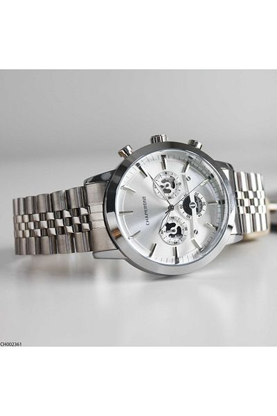 Chaperone Ch002361 Men's Wrist Watch with Steel Band