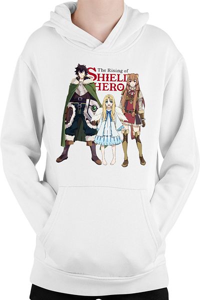 OEM Hanorac copii Rising of the Shield Hero Naofumi Filo Raphtalia Trio Bird Aneko