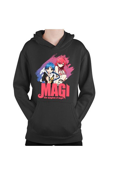 OEM Children's hoodie Magi The Labyrinth of Magic Morgiana Alladin Duo Pose