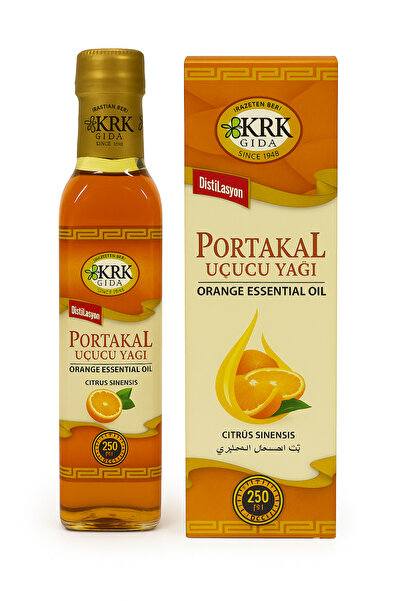 Krk Gıda Natural Orange Oil Essence 250 ml – Krk – Pure and Effective Essenti...