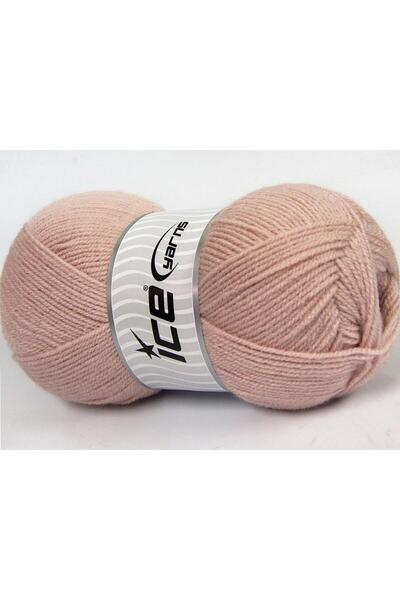 Ice yarns 4x100 جرام. بودرة أكريليك للأطفال من سوبر بيبي، لون وردي شتوي، للأط...