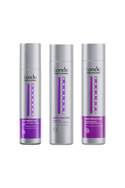 Londa Professional Pachet Hidratare Profundă – Șampon 250ml + Balsam 250ml + Spray fără clătire 250ml