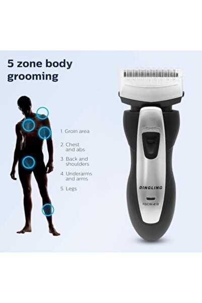 Dingling Electric Foil Shaver, Waterproof Cordless Razor & Precision Trimmer for Unisex