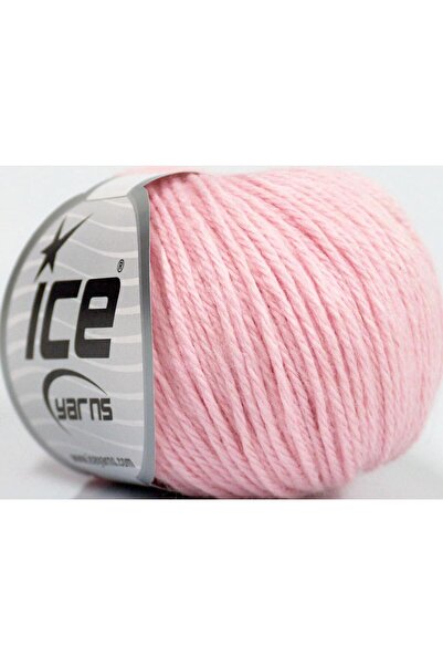 Ice yarns 6×50 جرام. خيوط ميرينو للأطفال، أكريليك، صوف ميرينو، وردي فاتح للأط...